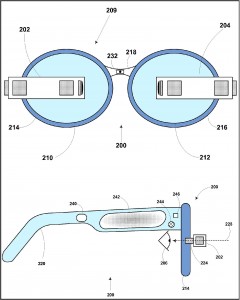 Figures from the latest published "Google Goggles" patent application